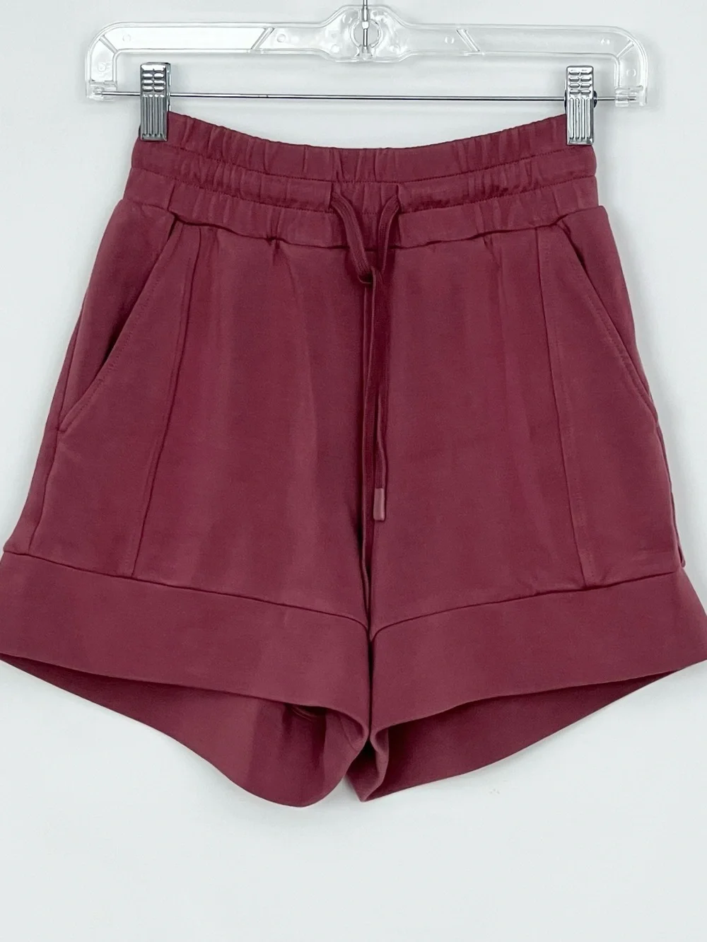 Varley Atrium High-Rise DoubleSoft Shorts Rich Raspberry XXS